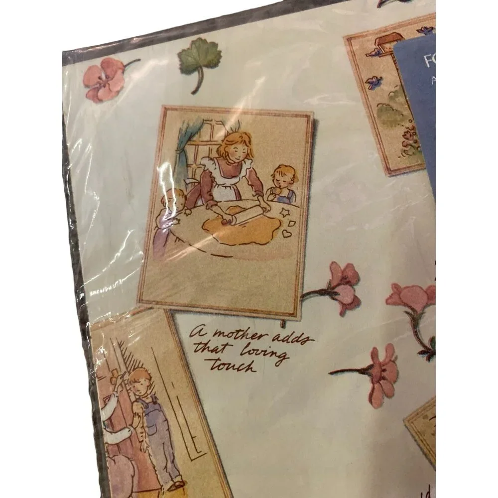 Vintage American Greetings Gift Wrap NEW Mom Mother